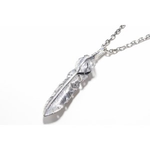 画像3:  千年フェザー (LL1ハートフェザー) ペンダント『チェーン50cm』 