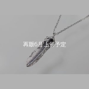 画像1: 千年フェザー(M2オニキス) ペンダント 『チェーン45cm』 