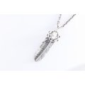 千年フェザー(MM2)  マグネサイトペンダント 『チェーン45cm』 
