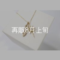 SUNジュエル × フェザーネックレス ｜K10YG × ダイヤモンド｜ 