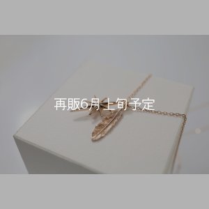 画像2: SUNジュエル × フェザーネックレス ｜K10PG × ダイヤモンド｜ 