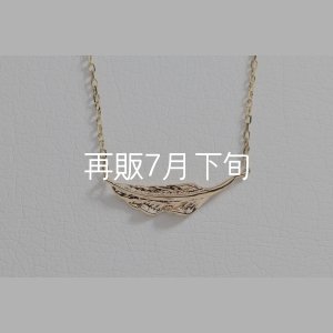 画像1: ミニマムフェザーネックレス ｜K10YG｜ 
