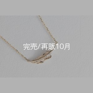 画像3: ミニマムフェザーネックレス ｜K10YG｜ 