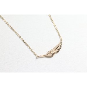 画像4: ミニマムフェザーネックレス ｜K10YG｜ 