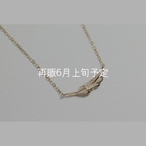画像4: ミニマムフェザーネックレス ｜K10YG｜ 