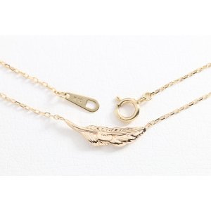 画像5: ミニマムフェザーネックレス ｜K10YG｜ 