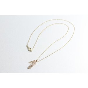 画像4: Wフェザーネックレス(マイクロ) ｜K10YG｜ 