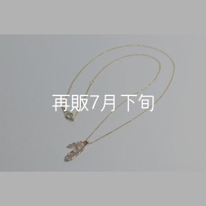 画像4: Wフェザーネックレス(マイクロ) ｜K10YG｜ 