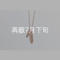 Wフェザーネックレス(マイクロ) ｜K10PG｜ 