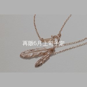 画像7: Wフェザーネックレス(マイクロ) ｜K10PG｜ 