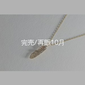 画像3: マイクロフェザーネックレス ｜K10YG｜ 