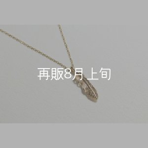 画像1: マイクロフェザーネックレス ｜K10YG｜ 
