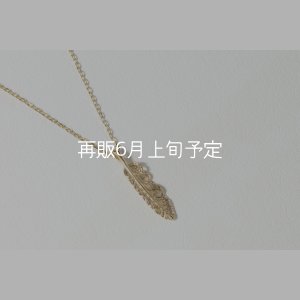 画像2: マイクロフェザーネックレス ｜K18YG｜ 