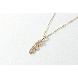 画像3: マイクロフェザーネックレス ｜K18YG｜ 