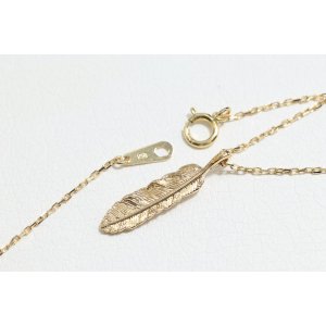 画像6: マイクロフェザーネックレス ｜K18YG｜ 