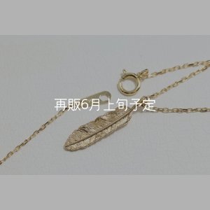 画像6: マイクロフェザーネックレス ｜K18YG｜ 