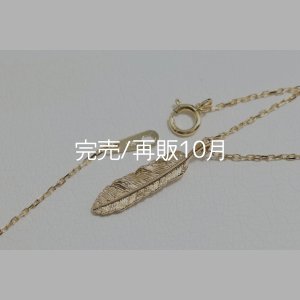 画像6: マイクロフェザーネックレス ｜K18YG｜ 