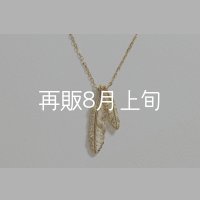 Wフェザーネックレス(マイクロ) ｜K18YG｜ 