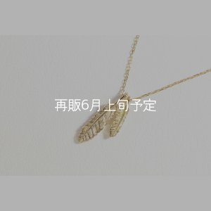画像3: Wフェザーネックレス(マイクロ) ｜K18YG｜ 