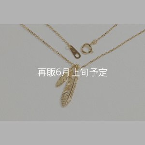 画像4: Wフェザーネックレス(マイクロ) ｜K18YG｜ 