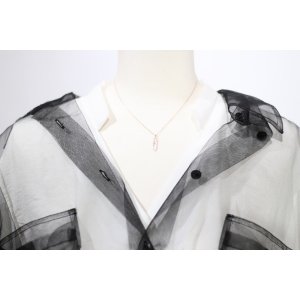 画像9: マイクロフェザーネックレス ｜K10PG｜ 