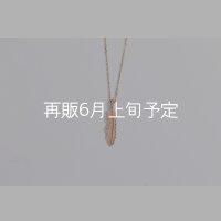 マイクロフェザーネックレス ｜K10PG｜ 
