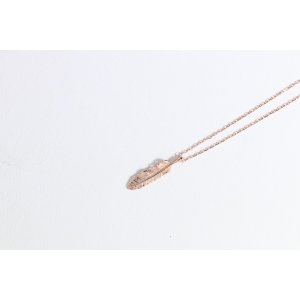 画像3: マイクロフェザーネックレス ｜K10PG｜ 