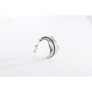 画像5: 千年フェザー(MM1)ピアス  [左耳用] 