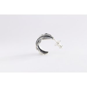 画像3: 千年フェザー(MM1)ピアス  [左耳用] 