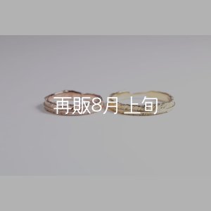 画像8: フェザーリング(3mm) [ペア] ｜K10PG / K18YG｜ 