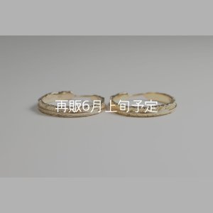 画像2: フェザーリング(3mm) [ペア] ｜K10YG / K18YG｜ 