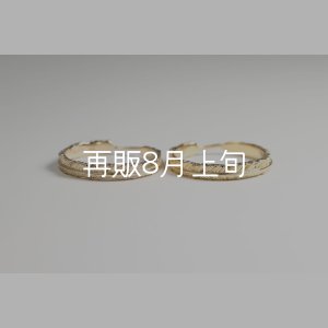 画像2: フェザーリング(3mm) [ペア] ｜K10YG / K18YG｜ 