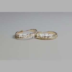 画像1: フェザーリング(3mm) [ペア] ｜K10YG / K18YG｜ 