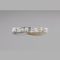 フェザーリング(3mm) [ペア] ｜Pt900 / K18YG｜ 