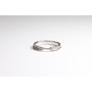 画像3: フェザーリング(3mm) |K18WG|