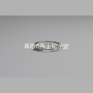 画像7: フェザーリング(3mm) [ペア] ｜Pt900 / K18WG｜ 