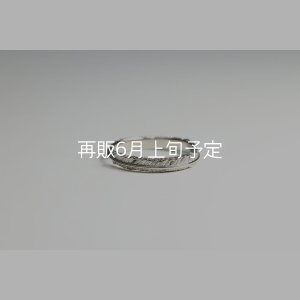 画像8: フェザーリング(3mm) [ペア] ｜Pt900 / K18WG｜ 