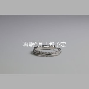 画像9: フェザーリング(3mm) [ペア] ｜Pt900 / K18WG｜ 