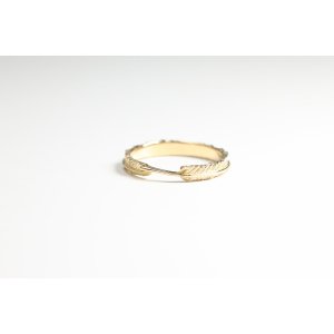 画像4: フェザーリング(3mm) |K18YG|