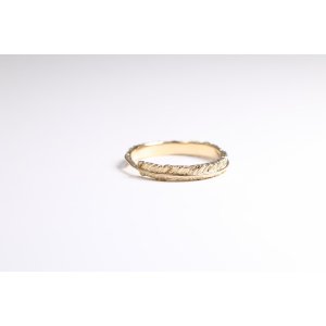 画像5: フェザーリング(3mm) |K18YG|