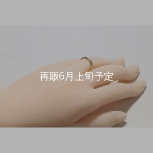 画像7: フェザーリング(3mm) ｜K18YG｜ 