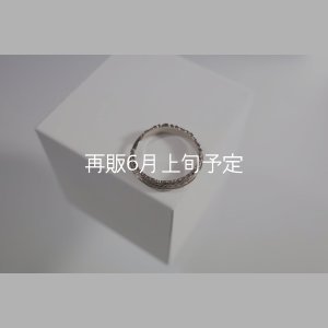 画像1: フェザーリング(4mm) ｜K18WG｜ 