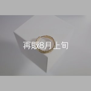 画像1: フェザーリング(4mm) ｜K18YG｜ 