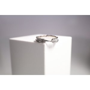 画像3: フェザーリング(4mm) ｜Pt900｜ 