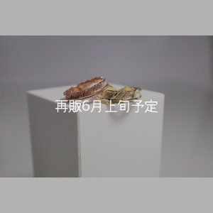 画像1: フェザーリング [ペア]  ■K10PG 4mm  ■K18YG 6mm 