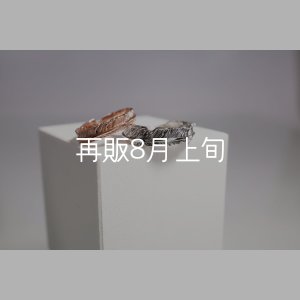 画像1: フェザーリング [ペア]  ■K10PG 4mm  ■SV925 6mm 