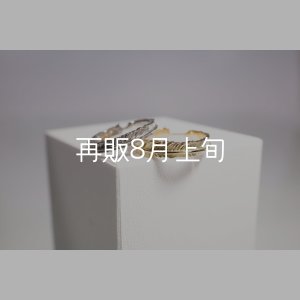 画像1: フェザーリング [ペア]  ■Pt900 3mm  ■K18YG 4mm 