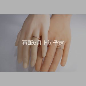 画像2: フェザーリング [ペア]  ■K10PG 3mm  ■K18YG 4mm 