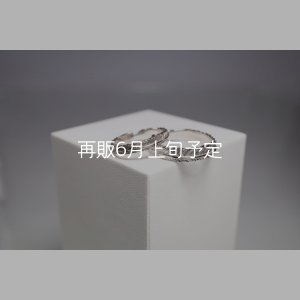 画像1: フェザーリング [ペア] ｜Pt900｜ ■3mm  ■4mm 