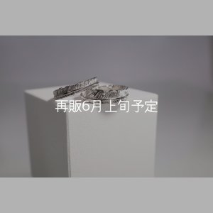 画像1: フェザーリング [ペア] ｜Pt900｜ ■4mm  ■6mm 